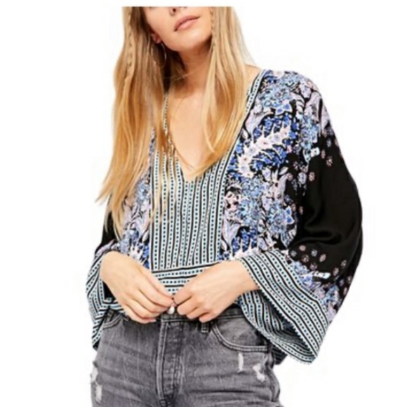 Free People Tops - FREE PEOPLE MIX N MATCH KIMONO TOP NWT